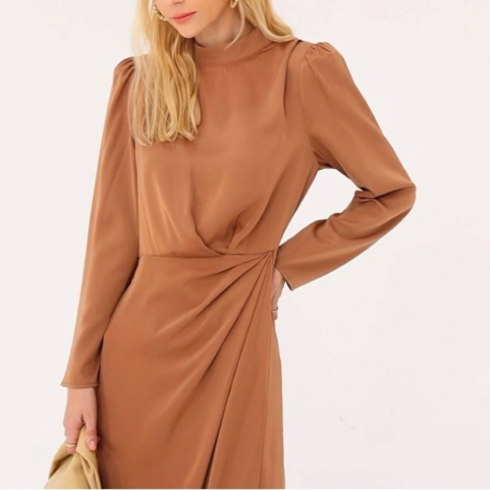 Prettygarden womens xl tiktok viral fall collection Elegant Long Sleeve Dress - Picture 2 of 16